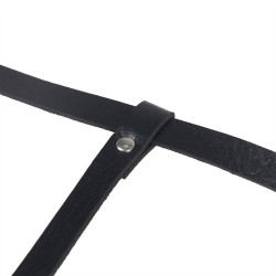Subblime - Harnais De Corps En Cuir Noir Taille Unique